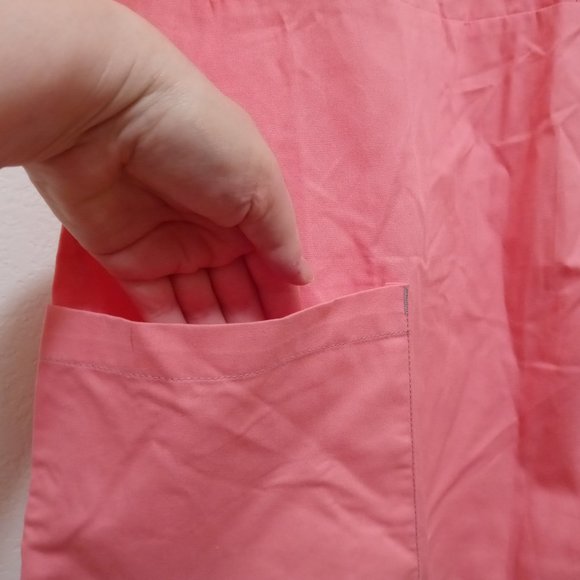 Barco Scrub Top Crayola Coral/Pink Sz Medium - Picture 7 of 8